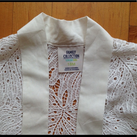 OshKosh Girls White 18 Month Embroidered Blazer NWT - Picture 6 of 14